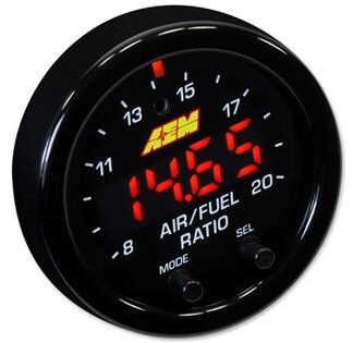 AEM X-Series OBDII Wideband UEGO AFR Sensor Controller Gauge